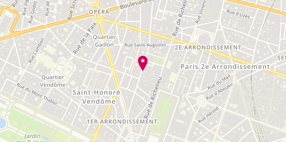 Plan de A l'Heure du Vin, 46 Rue Sainte-Anne, 75002 Paris