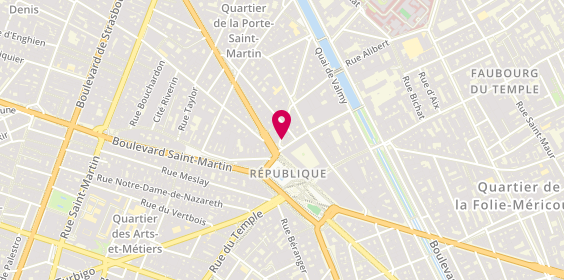 Plan de Franprix, 2 Rue Beaurepaire, 75010 Paris