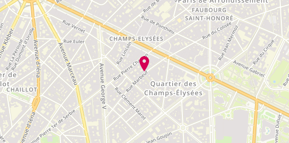 Plan de Nicolas Marbeuf, 31 Rue Marbeuf, 75008 Paris