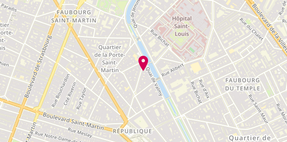 Plan de Octave, 32 Rue Beaurepaire, 75010 Paris