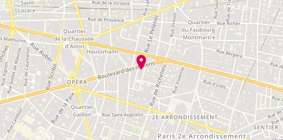 Plan de Nicolas, 11 Boulevard des Italiens, 75002 Paris