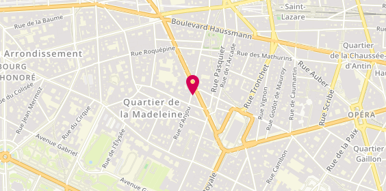 Plan de Champagne Louis Roederer, 15 Boulevard Malesherbes, 75008 Paris