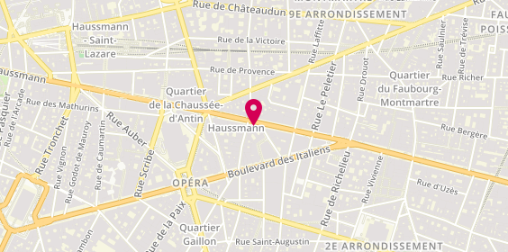 Plan de Comtesse du Barry, 13 Boulevard Haussmann, 75009 Paris