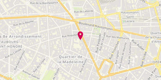 Plan de La New Cave, 33 Boulevard Malesherbes, 75008 Paris