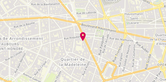 Plan de Nicolas Malesherbes, 35 Boulevard Malesherbes, 75008 Paris