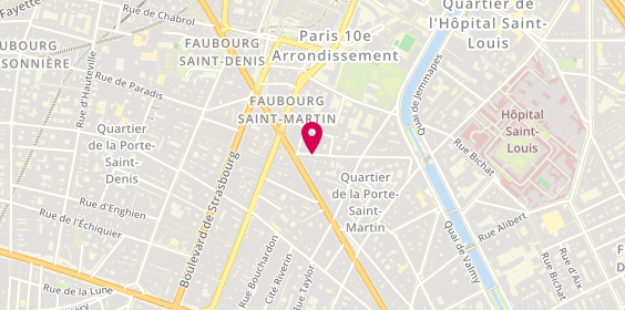 Plan de La retraite, 55 Rue des Vinaigriers, 75010 Paris