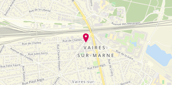 Plan de Nicolas, 11 avenue Jean Jaurès, 77360 Vaires-sur-Marne