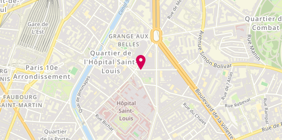 Plan de La Cave du Ballon Rouge, 4 Rue Vicq d'Azir, 75010 Paris