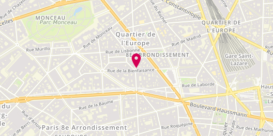 Plan de Nicolas Miromesnil, 70 Rue de Miromesnil, 75008 Paris