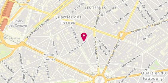 Plan de Le Repaire de Bacchus, 39 Rue des Acacias, 75017 Paris