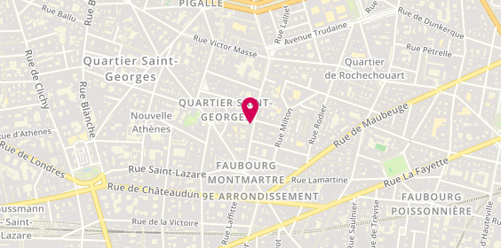 Plan de Nicolas Martyrs, 23 rue des Martyrs, 75009 Paris