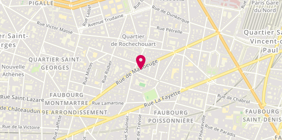 Plan de Au Tour du Vin, 50 Rue de Maubeuge, 75009 Paris