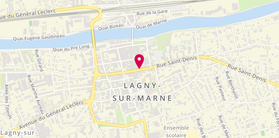 Plan de Le Clos Michel, 132 Rue Saint-Denis, 77400 Lagny-sur-Marne