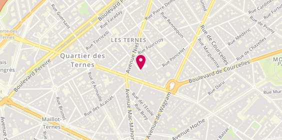 Plan de Le Repaire de Bacchus, 6 Rue Bayen, 75017 Paris