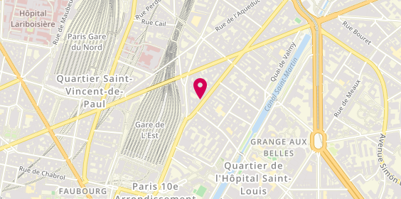 Plan de Les Caves Saint Martin, 195 Rue du Faubourg Saint-Martin, 75010 Paris