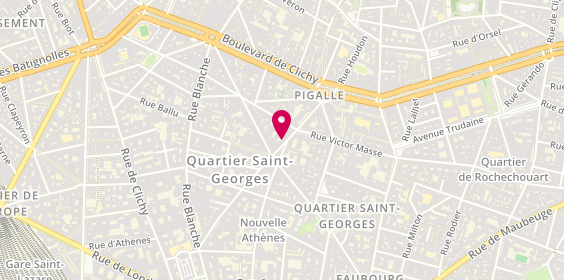 Plan de Pratz, 59 Rue Jean-Baptiste Pigalle, 75009 Paris