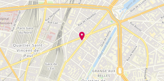 Plan de Nicolas Saint Martin Fbg, 217 Rue du Faubourg Saint-Martin, 75010 Paris