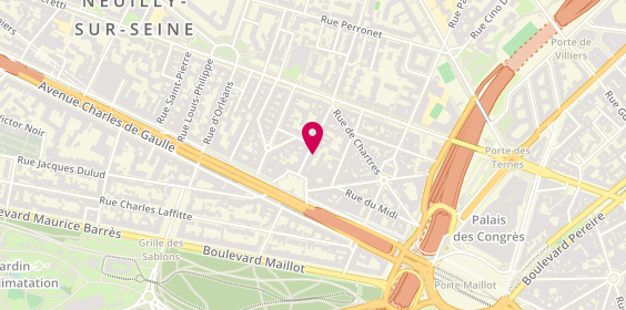 Plan de Nicolas, 12 Rue Madeleine Michelis, 92200 Neuilly-sur-Seine