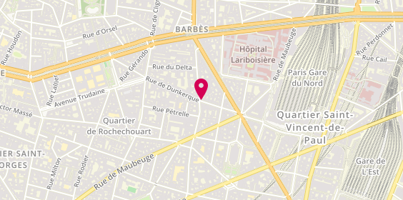 Plan de Nicolas, 36 Bis Rue de Dunkerque, 75010 Paris