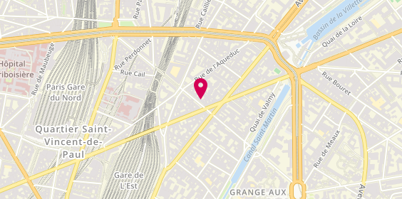 Plan de Aveine, 40 Rue Louis Blanc, 75010 Paris
