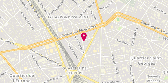 Plan de Le Rouge et le Verre, 28 Rue de Turin, 75008 Paris