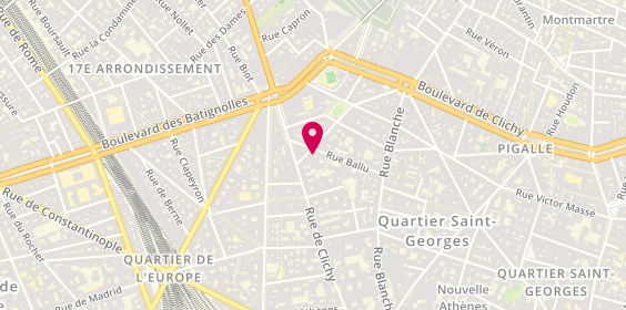 Plan de Les Domaines Qui Montent, 2 Pl. Lili et Nadia Boulanger, 75009 Paris