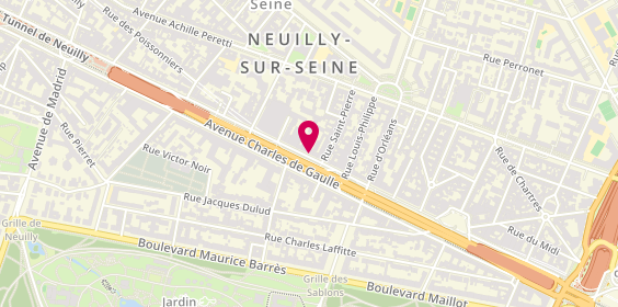 Plan de Nicolas, 90 avenue Charles de Gaulle, 92200 Neuilly-sur-Seine