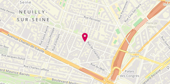 Plan de Le Repaire de Bacchus, 25 Bis Rue Madeleine Michelis, 92200 Neuilly-sur-Seine