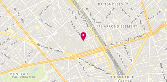Plan de L'Hardi Vin, 109 Rue des Dames, 75017 Paris