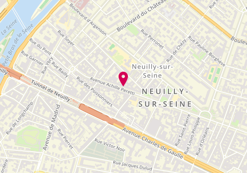 Plan de Vivin, 114 avenue Achille Peretti, 92200 Neuilly-sur-Seine