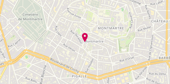 Plan de Antoine et Martin Associés, Bât 1 6 Rue Ravignan, 75018 Paris
