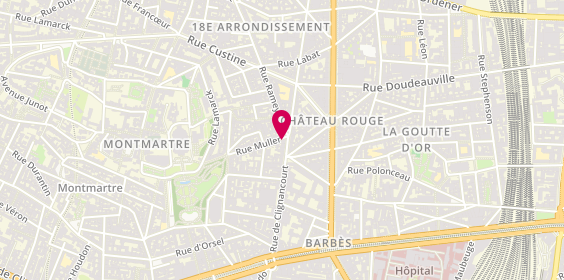 Plan de Vendanges, 1 Rue Muller, 75018 Paris