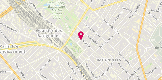 Plan de Bouteille, 8 Rue Brochant, 75017 Paris
