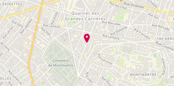 Plan de De Verre en Vers, 40 Rue Damrémont, 75018 Paris