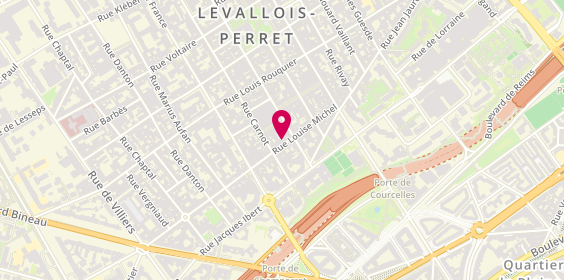 Plan de Cavavin, 57 Rue Louise Michel, 92300 Levallois-Perret