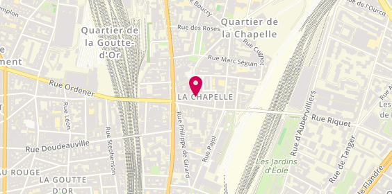 Plan de Nicolas Olive, 4 Bis Rue de l'Olive, 75018 Paris