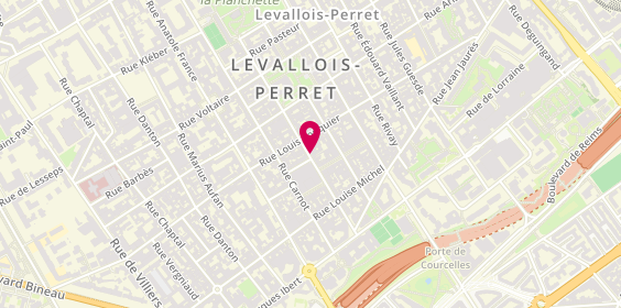 Plan de Julien de Savignac - Propriétaire récoltant - Marchand de Vins & Spiritueux, 28 Rue Gabriel Péri, 92300 Levallois-Perret
