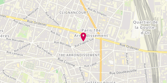 Plan de Les Caves du Roy, 31 Rue Simart, 75018 Paris