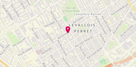 Plan de Nicolas, 42/46 Rue Voltaire, 92300 Levallois-Perret