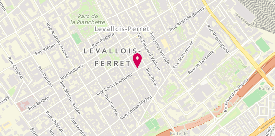 Plan de Nicolas, 95 Rue Louis Rouquier, 92300 Levallois-Perret