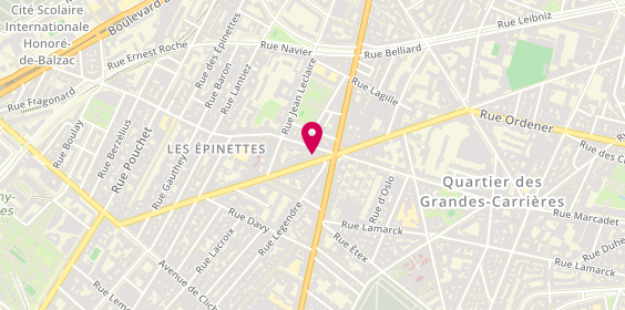 Plan de Nicolas Balagny, 71 Rue Guy Môquet, 75017 Paris