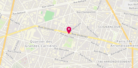 Plan de La Cave de Jules Joffrin, 153 Rue Ordener, 75018 Paris