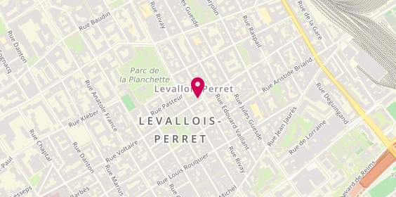 Plan de Art et vin, 89 Rue Voltaire, 92300 Levallois-Perret