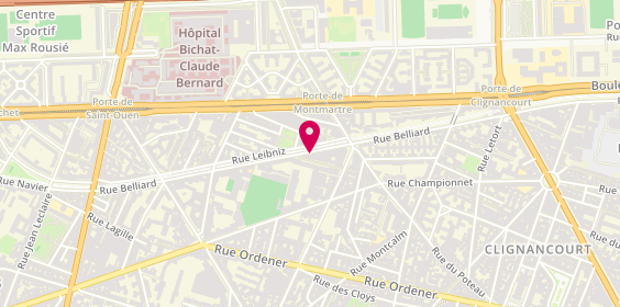 Plan de Ma Grande Cave, 119 Rue Belliard, 75018 Paris