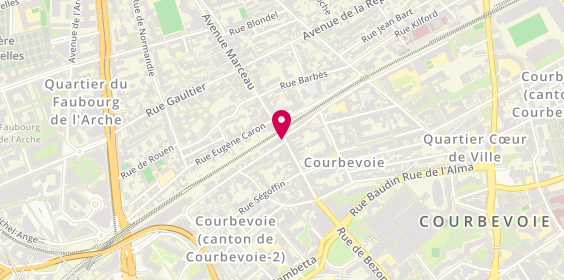 Plan de Caves Bourdin le Vin en Ville, 83 Rue de Bezons, 92400 Courbevoie