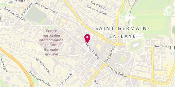Plan de Le Repaire de Bacchus, 60 Rue de Poissy, 78100 Saint-Germain-en-Laye