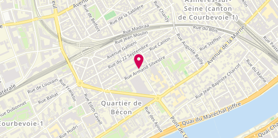 Plan de Caboulot, 161 Rue Armand Silvestre, 92400 Courbevoie