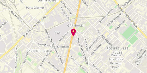 Plan de Cave Garibaldi, 73 avenue Gabriel Péri, 93400 Saint-Ouen-sur-Seine