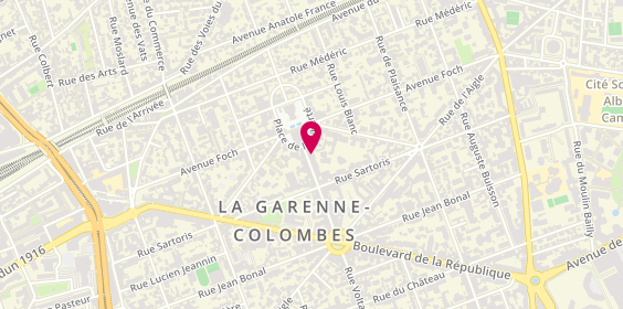 Plan de Cavavin, 3 Rue Voltaire, 92250 La Garenne-Colombes