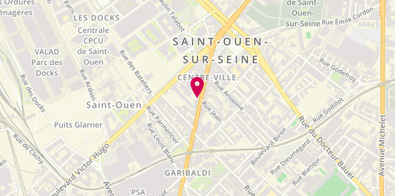 Plan de Au Père Michel, 30 avenue Gabriel Péri, 93400 Saint-Ouen-sur-Seine